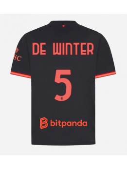 AC Milan Koni De Winter #5 Ausweichtrikot 2026-27 Kurzarm AC Milan Koni De Winter #5 Ausweichtrikot 2026-27 Kurzarm